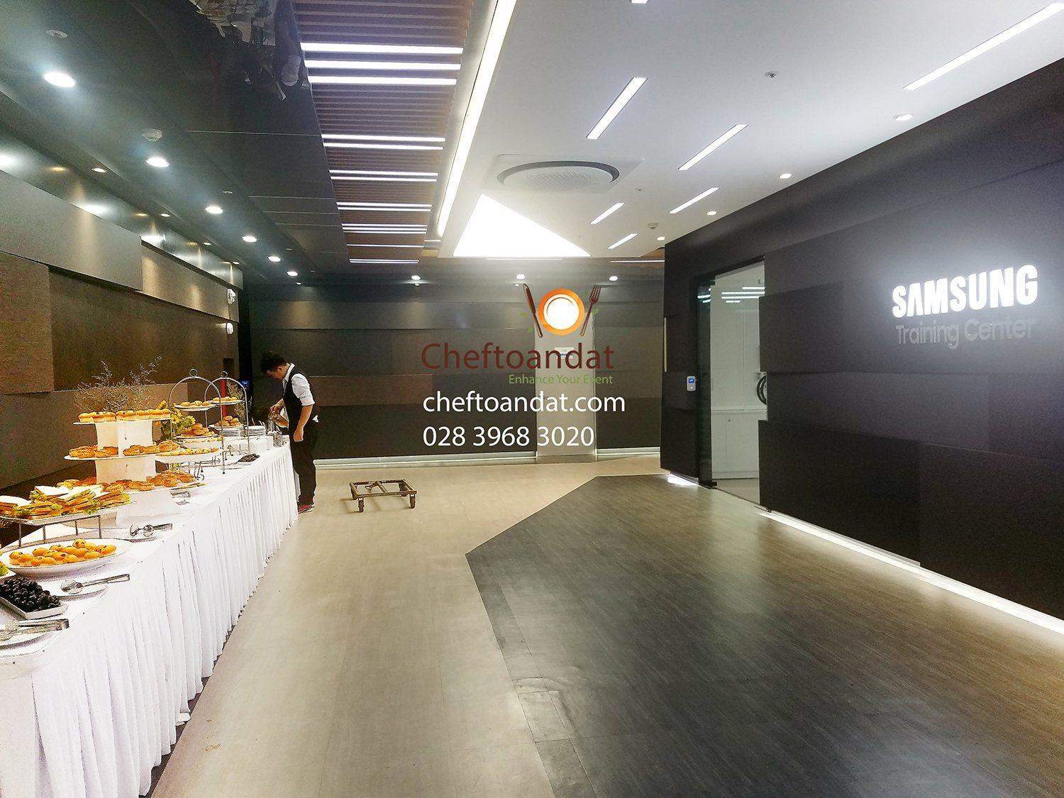 Tổ chức Tiệc Buffet, teabreak cho công ty Samsung 36